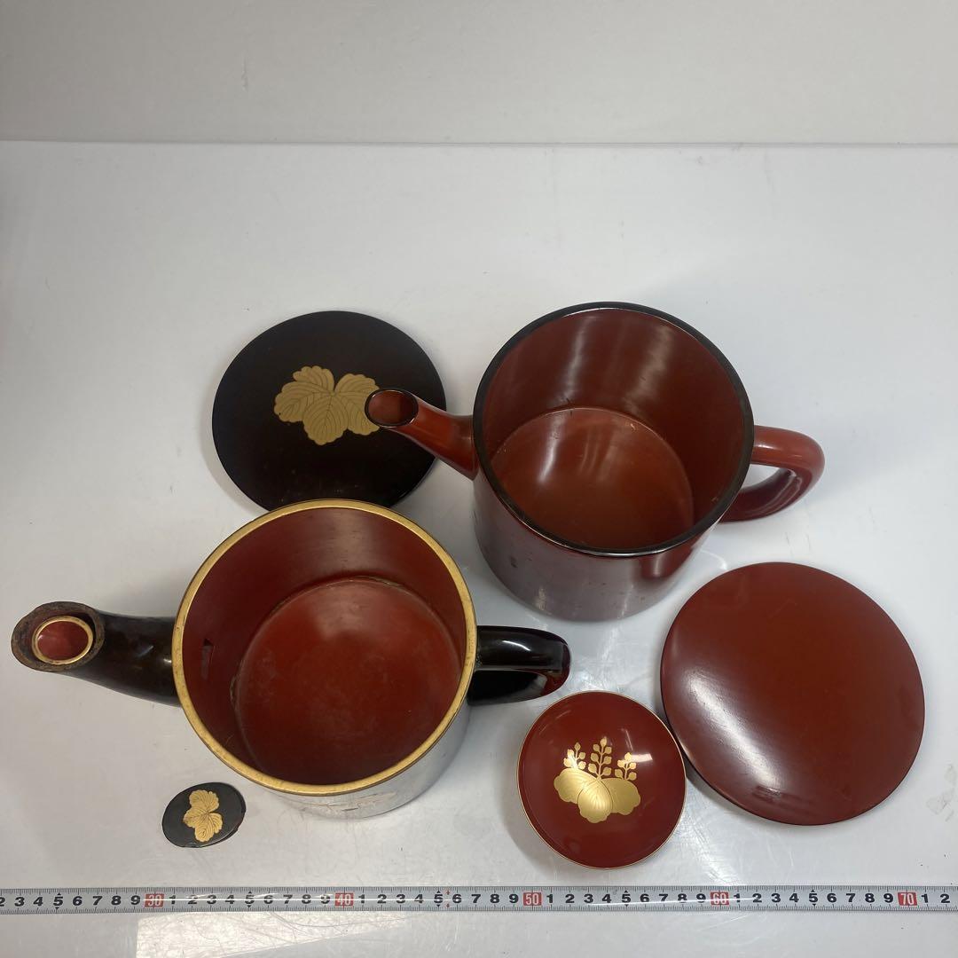 時代　蒔絵　塗物セット　東さ6-0325⑤