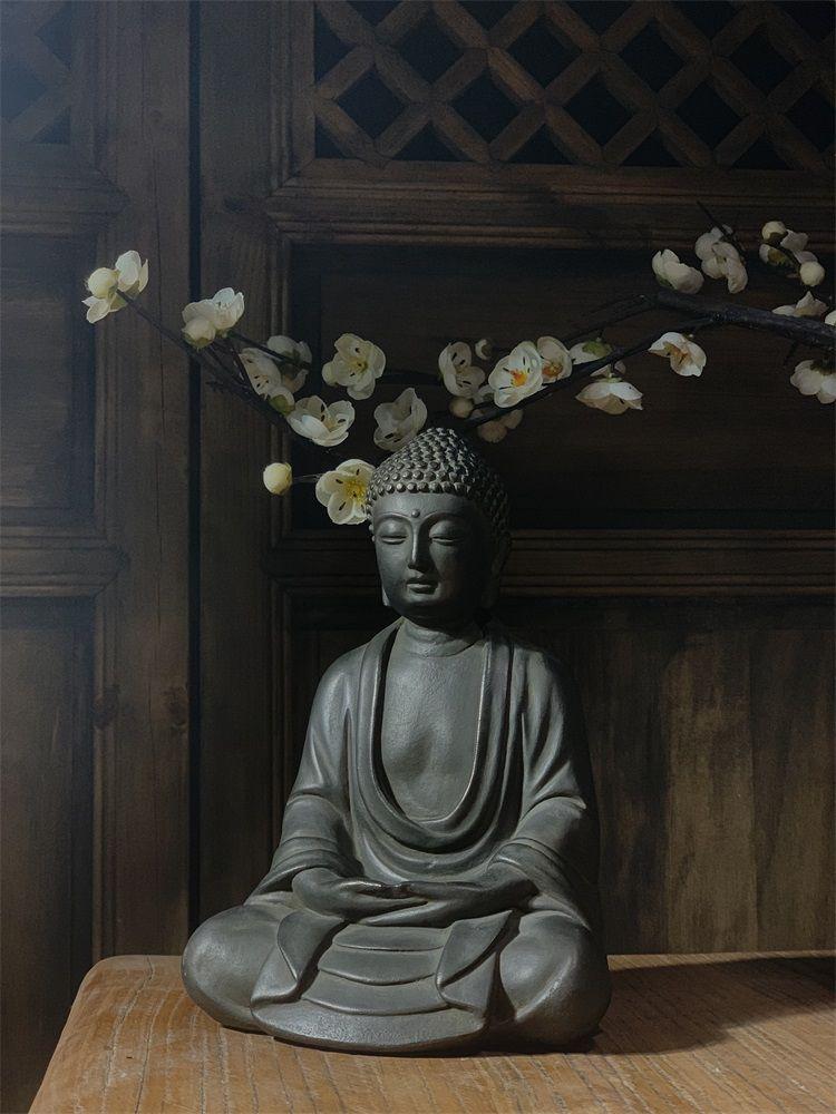 釈迦牟尼仏 置物 開運 仏像 工芸品 極細工 美術品 風水