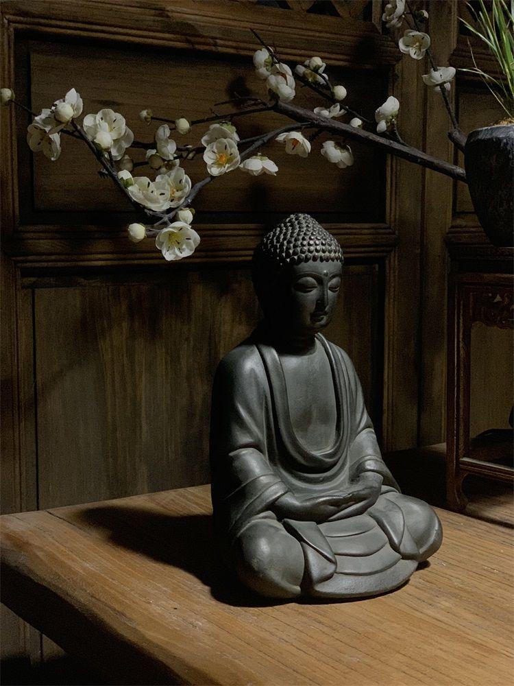 釈迦牟尼仏 置物 開運 仏像 工芸品 極細工 美術品 風水