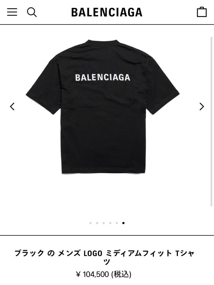 BALENCIAGA ブラック tシャツ