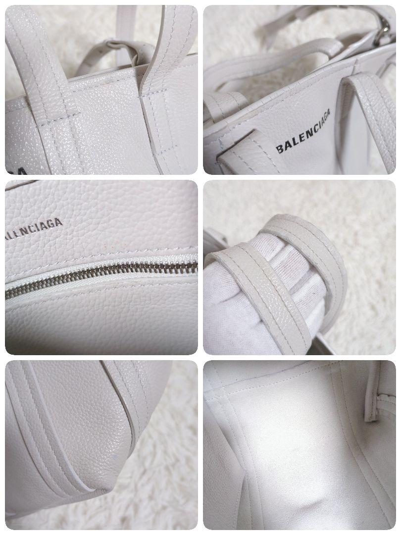 ✨美品✨バレンシアガ エブリデイXS レザー 3WAY ハンドバッグ アイボリー
