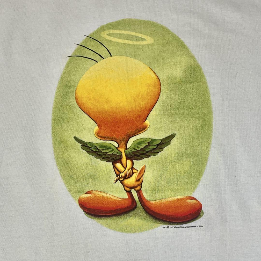新品未使用ルーニー・テューンズ トゥイーティー バード エンジェル Tシャツ