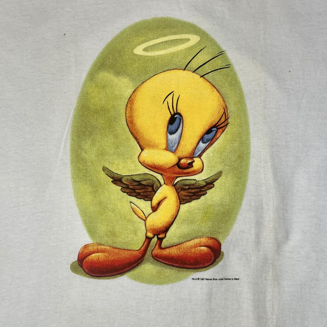 新品未使用ルーニー・テューンズ トゥイーティー バード エンジェル Tシャツ