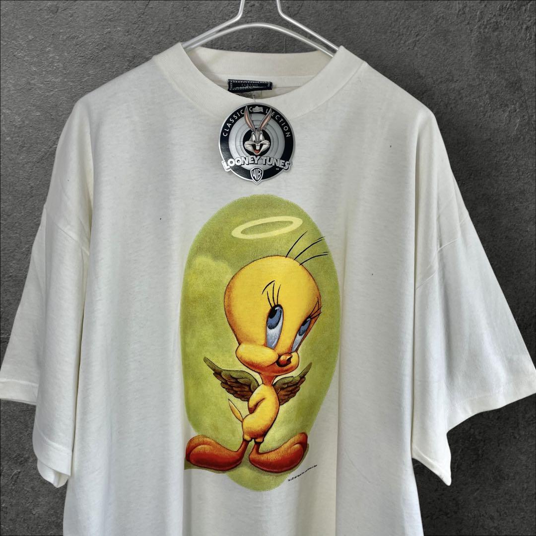 新品未使用ルーニー・テューンズ トゥイーティー バード エンジェル Tシャツ
