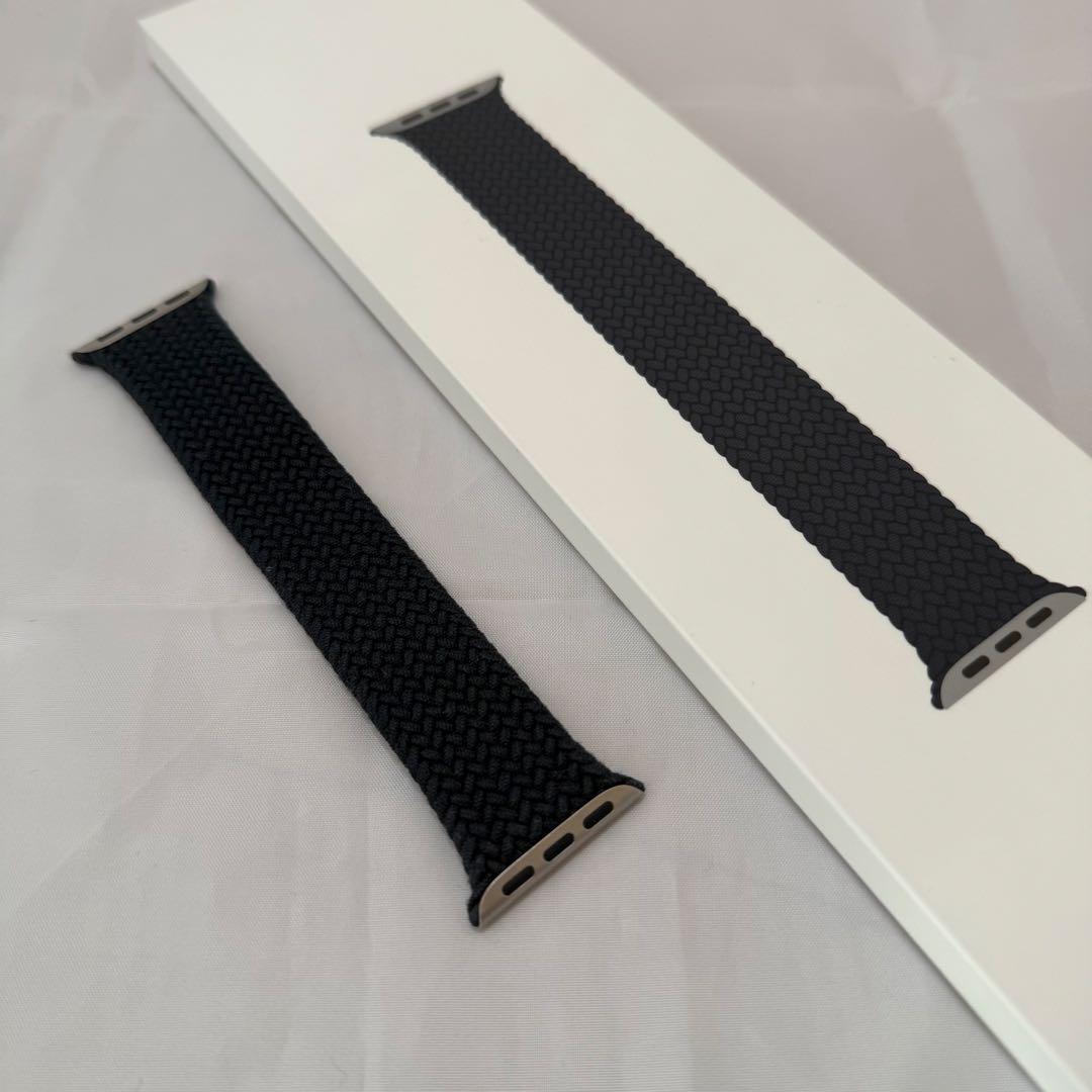 Apple Watch - Apple Watch ブレイデッドソロループ 40mm チャコール サイズ4 Amazon.co.jp: コンパチブル apple watch バンド ブレイデッド