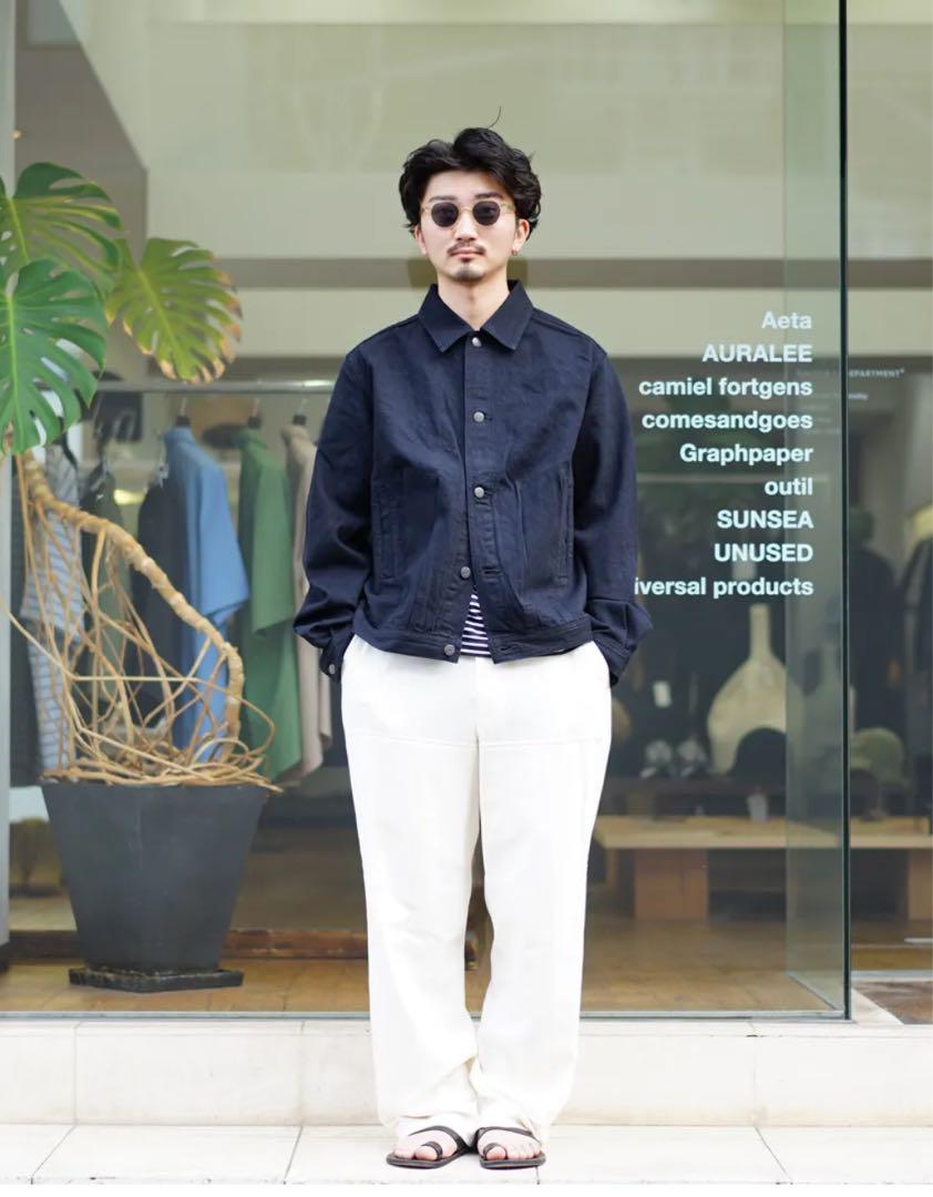 AURALEE Selvedge Light Denim Blouson 黒 3