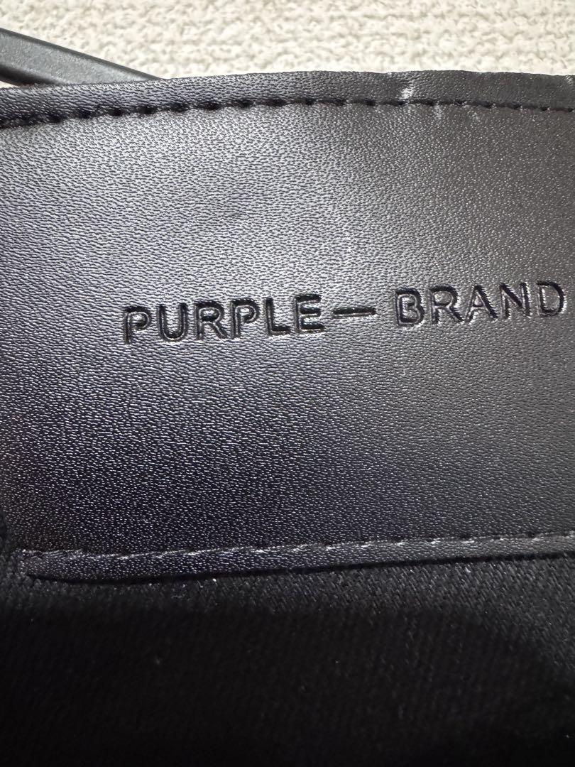 purplebrand P001 Leathered スキニージーンズ