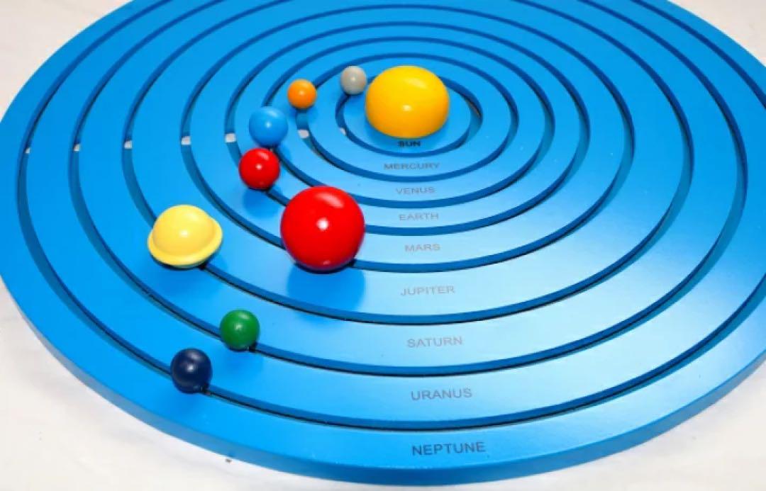 モンテッソーリ　知育玩具 太陽系　Montessori