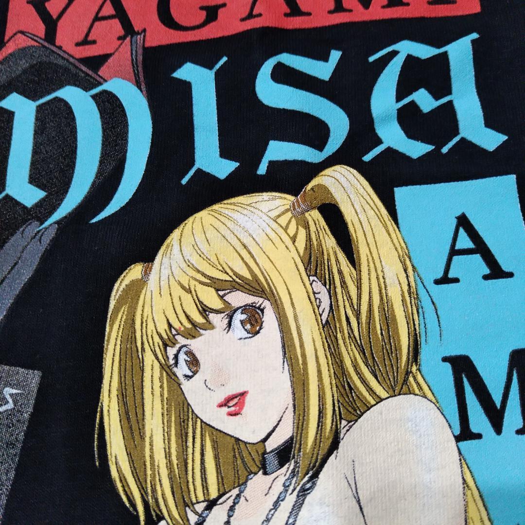デスノート Tシャツ XL 黒 夜神月 ミサミサ 弥海砂 アニメT 海外