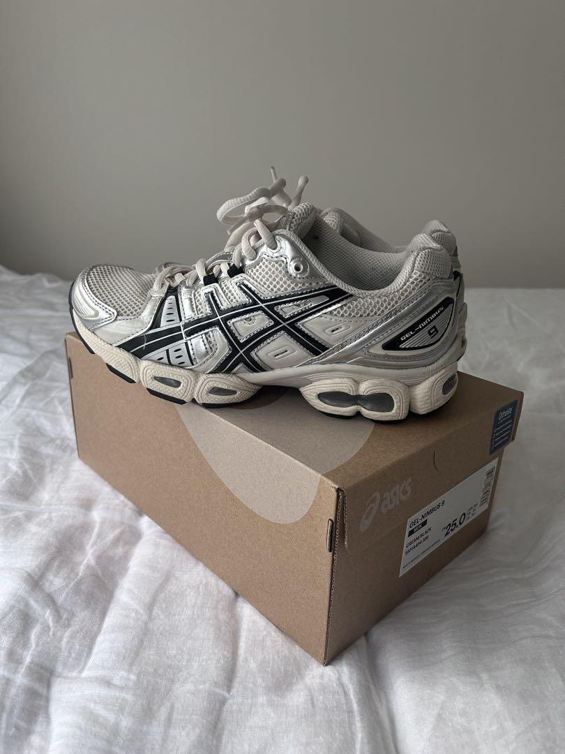 ASICS GEL-NIMBUS 9 クリーム/ブラック 25.0cm靴