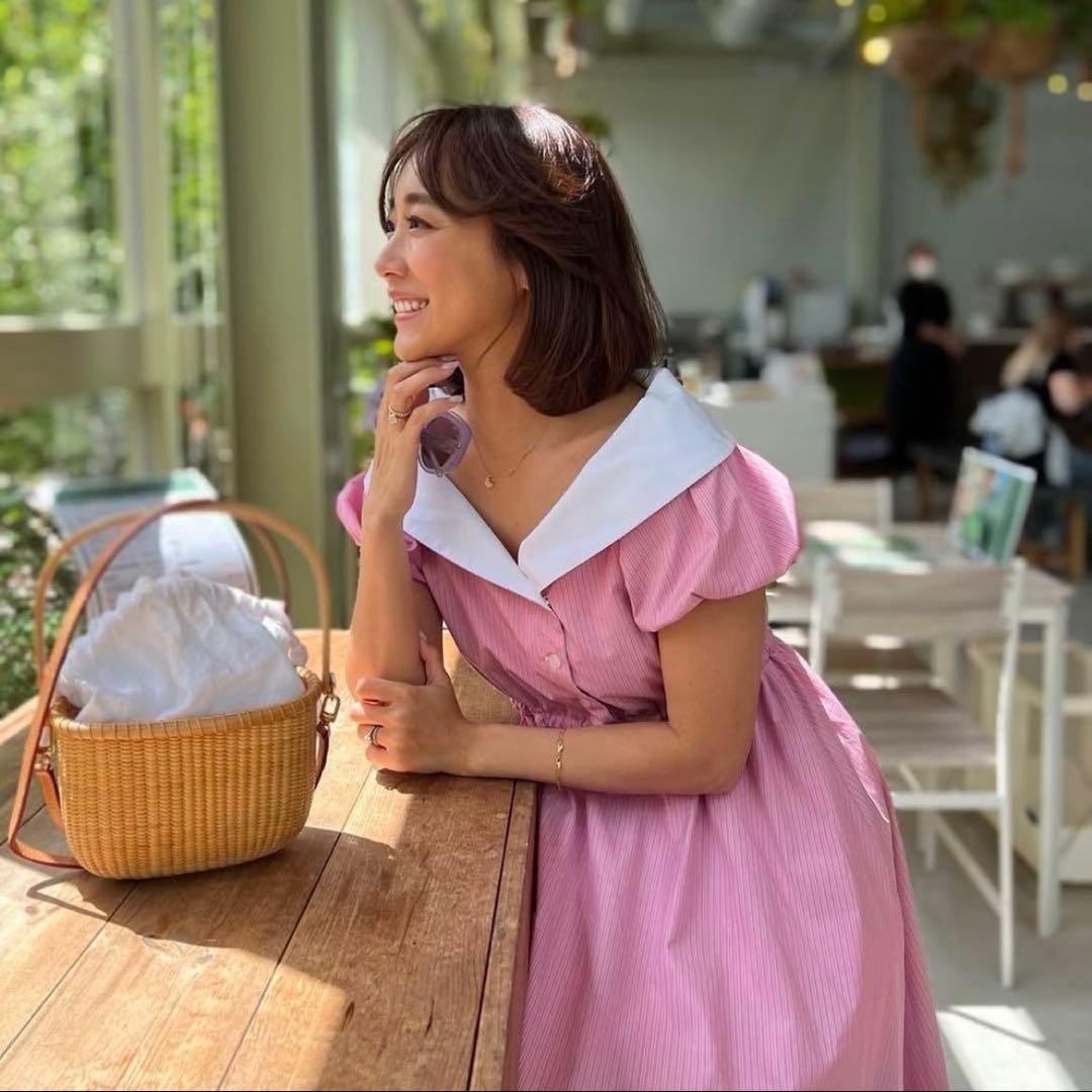 美品ロージーモンスター rosymonster サマーレディーワンピース ピンク