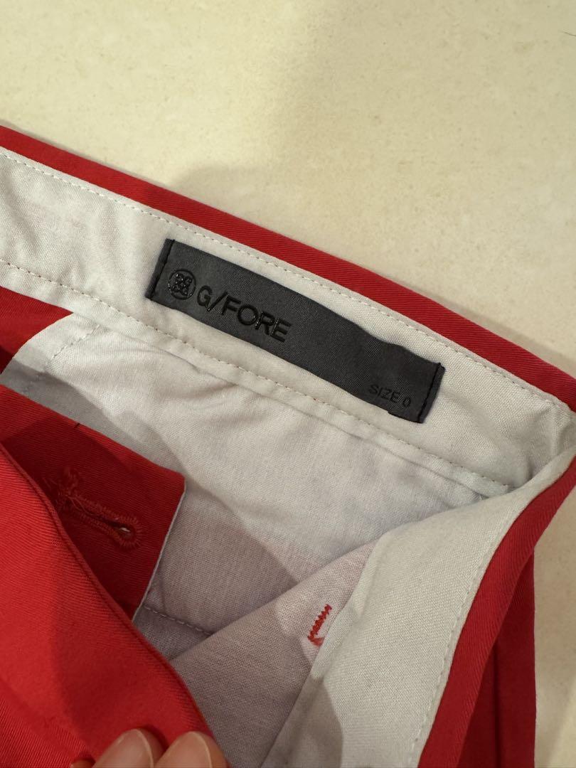 G/fore ゴルフパンツ　レッドxs