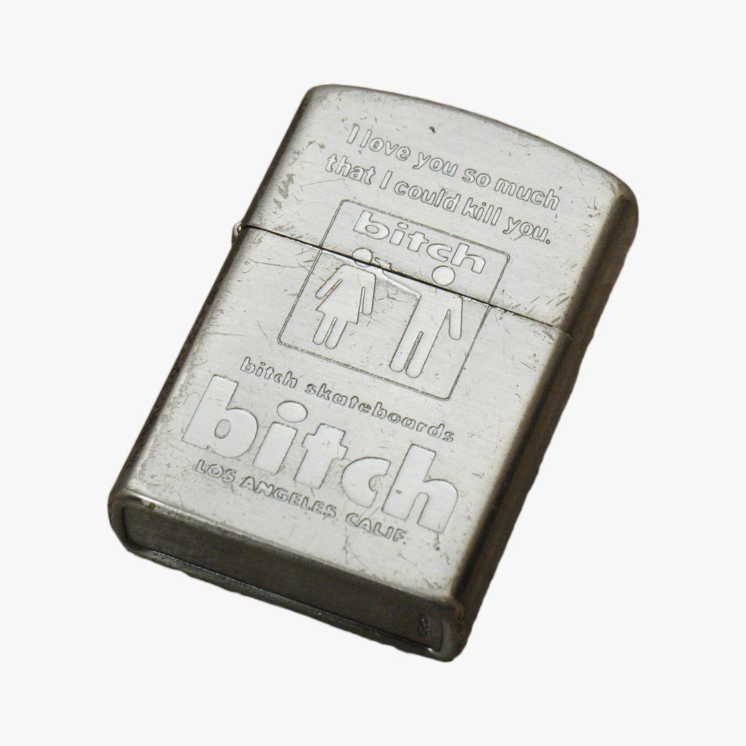 90s bitch ビッチ オイル ライター zippo ジッポ 90年代
