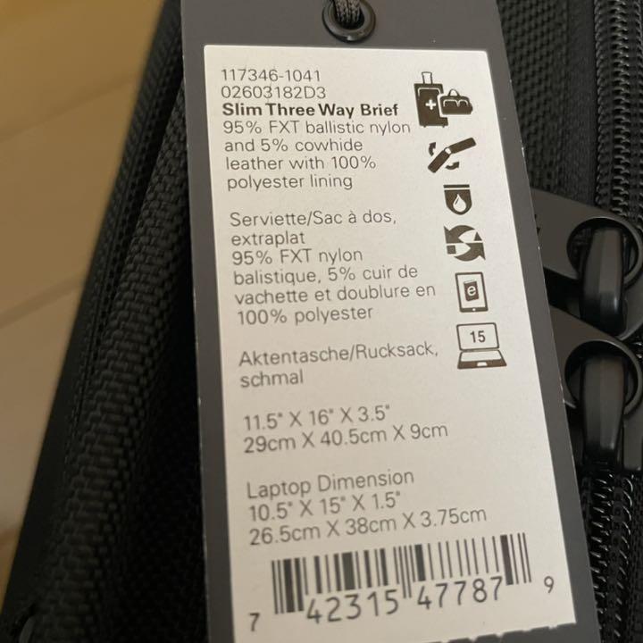 限定SALE新作登場 新品 トゥミ TUMI Bravo Alpha 3スリム スリーウェイ ブリーフ HgJQY-m57997401990 特価通販