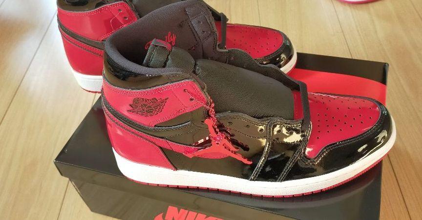 NIKE AJ1 パテントブレッド  ジョーダン1