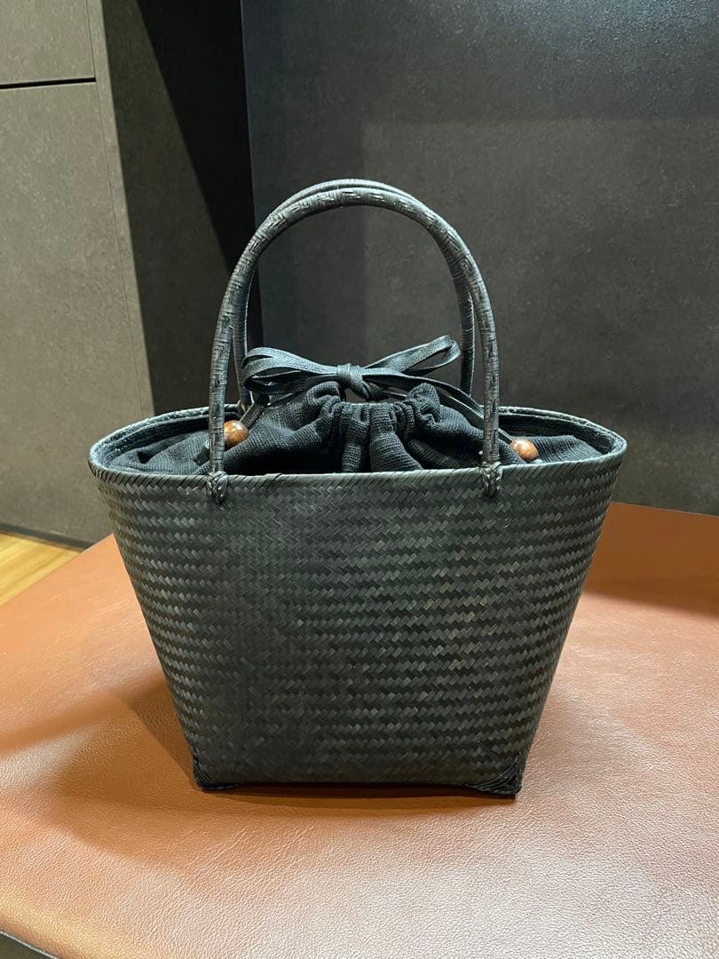 新品】タイ王室御用達 高級 プラニー工房 かごバック 新品】タイ王室