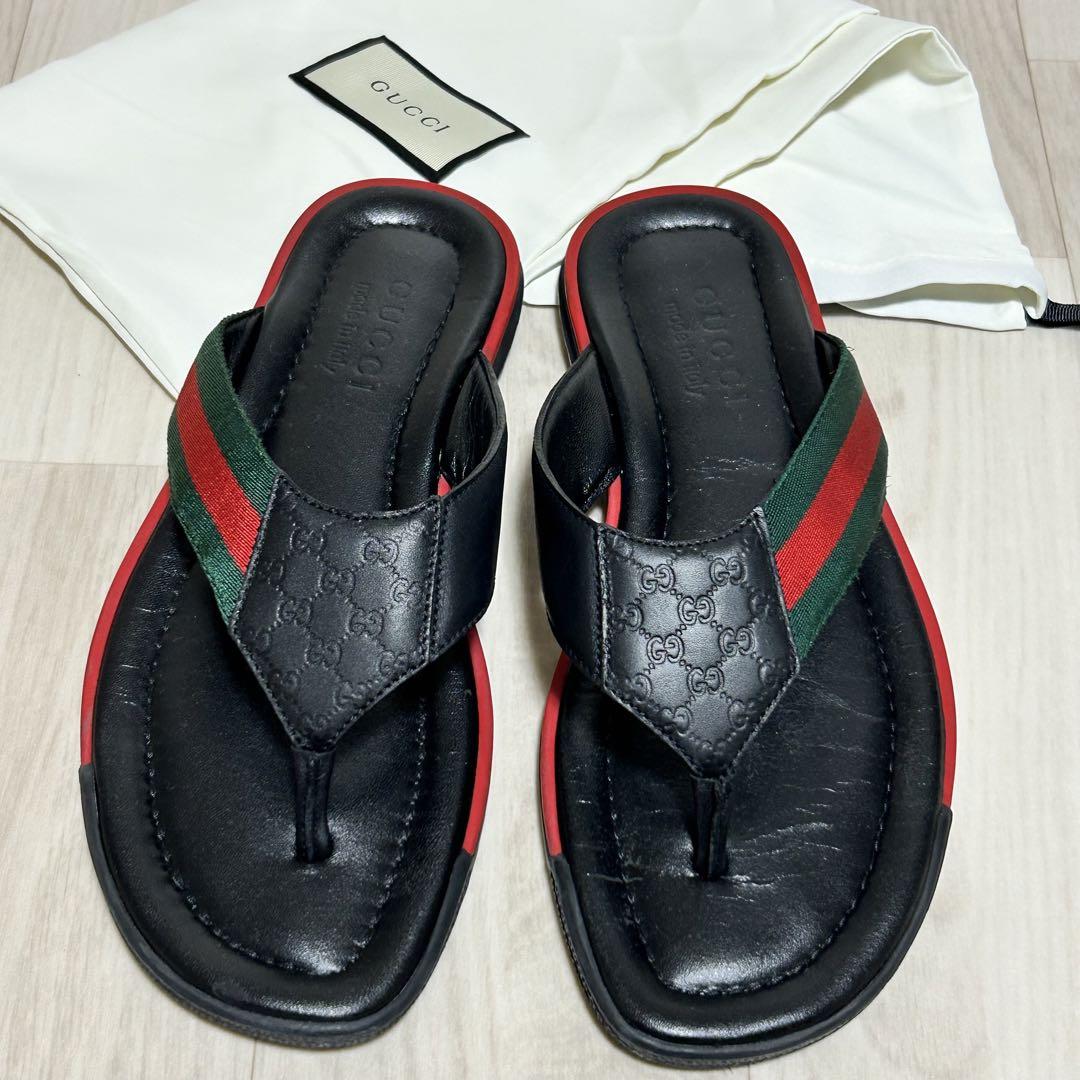グッチ GUCCI シェリーライン グッチシマ サンダル 24cm〜24.5cm