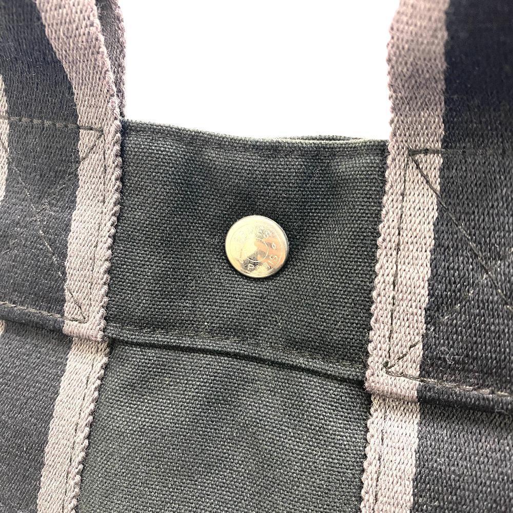 エルメス/HERMES キャンバス フールトゥPM トートバッグ ブラック 黒