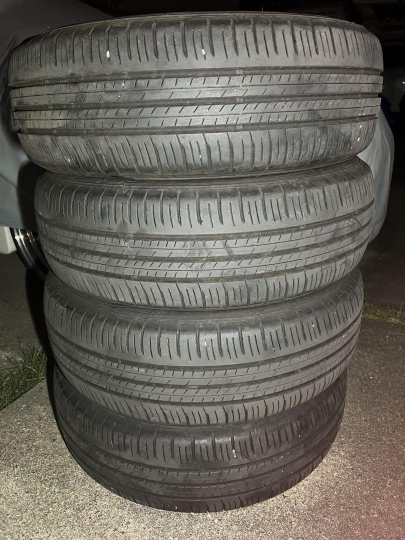 バリ溝 2022年製 185/65R15 4本 夏 ダンロップ EC300+ - メルカリ