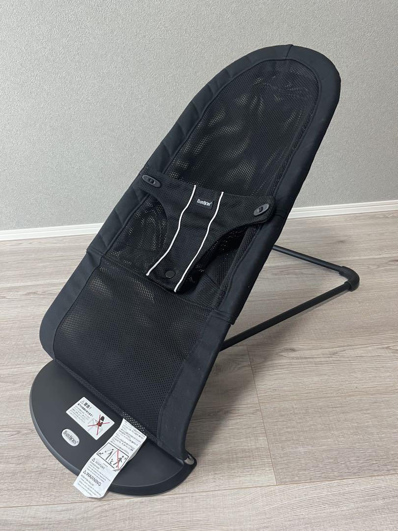 【美品】ベビービョルン バウンサー ブリスエアー メッシュ　黒
