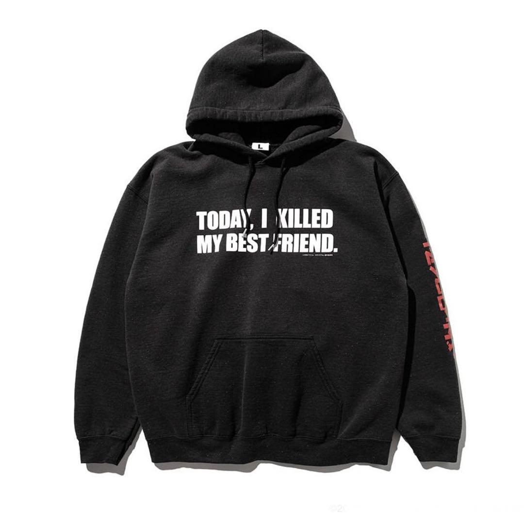 偉大な バトルロワイアル × weber パーカー トップス XL ブラック 黒 トップス