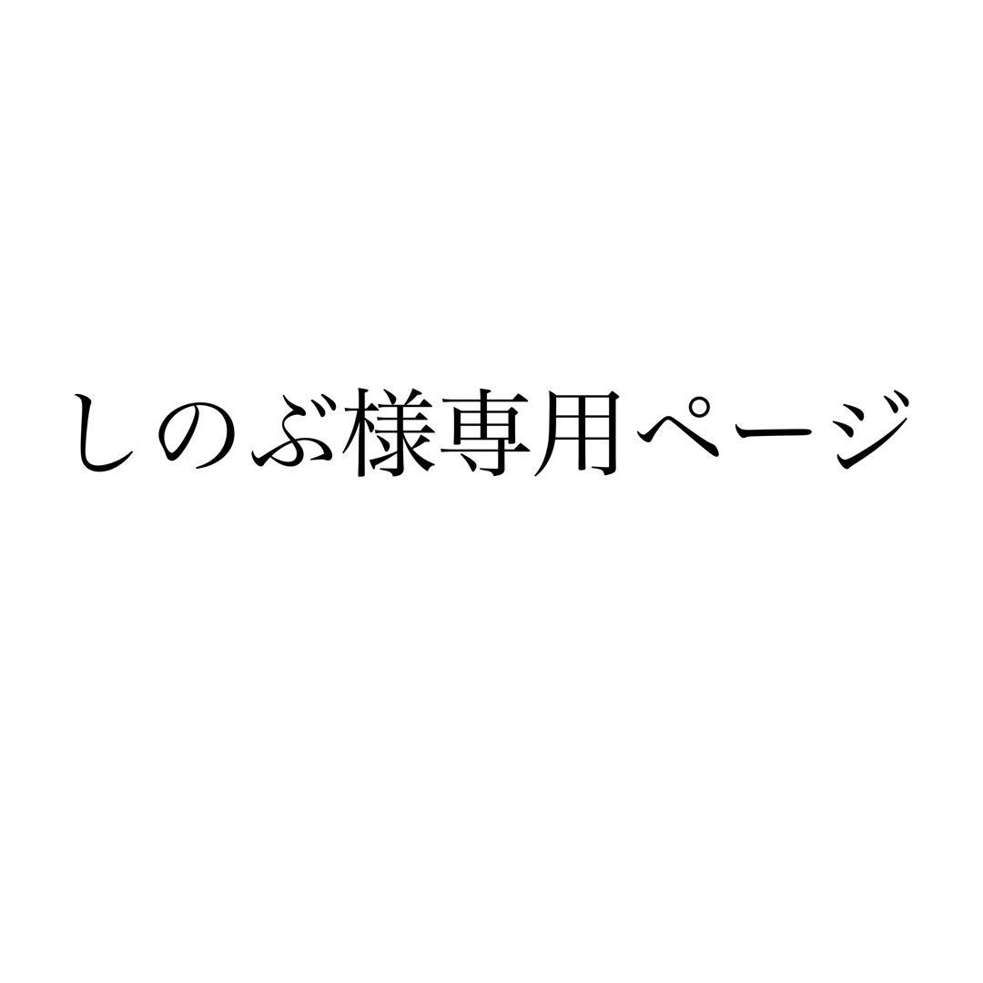 しのぶ様専用ページ