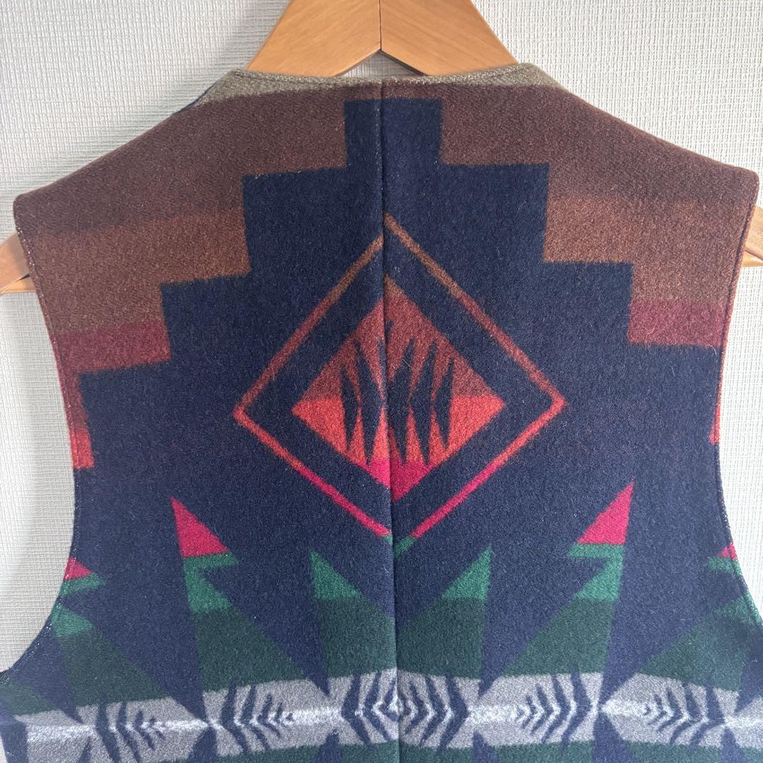 【美品】し63 PENDLETONペンドルトン ベスト S メンズ 個性的 レア