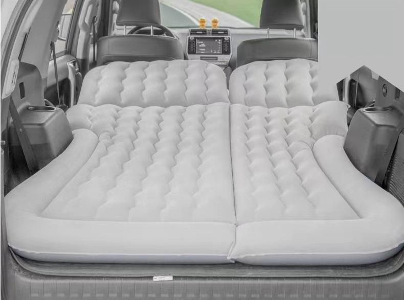 車中泊エアーベッド ２列目用フラットバー 車用電動ポンプ 枕×２ リペア補修付