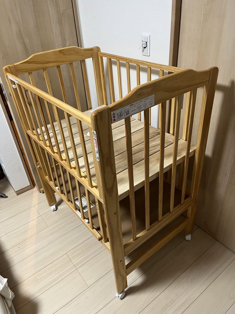KATOJI カトージ　ハイシートミニベッド ベビーベッド