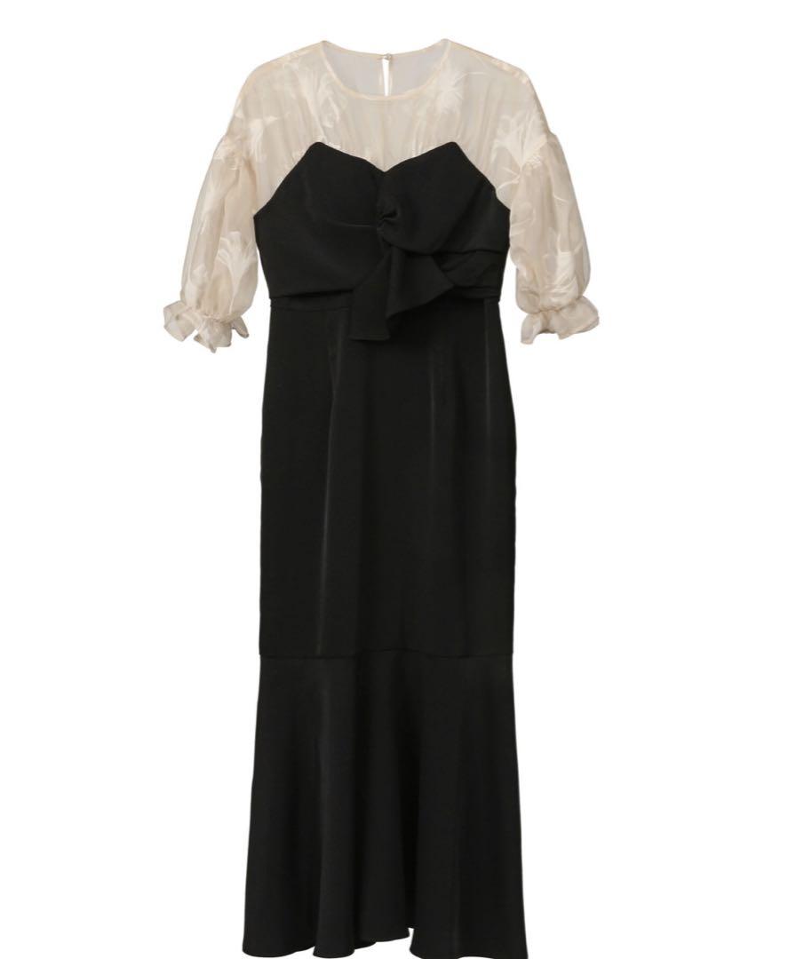 acka sheer puff dress（sheer puff dress）