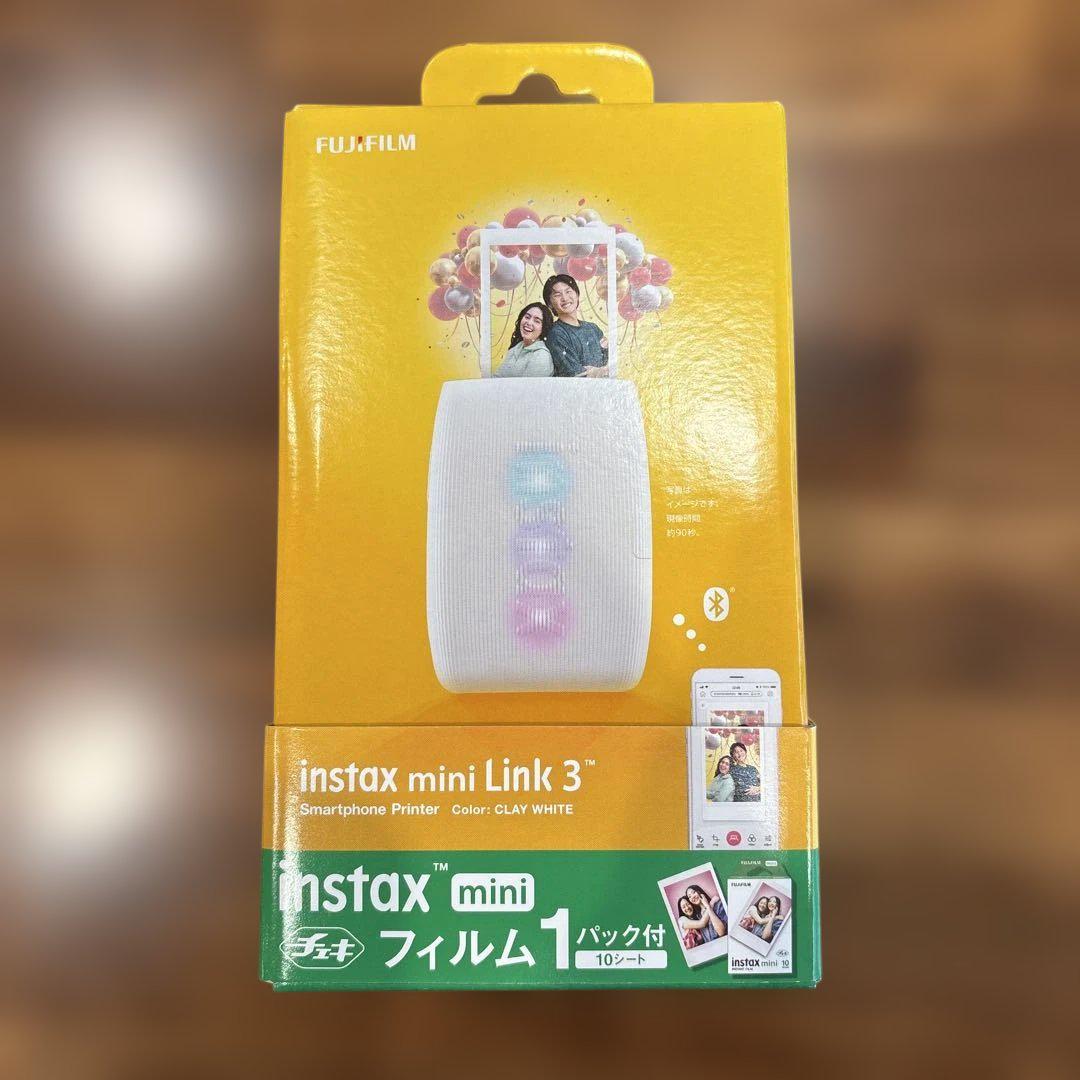 新品】instax mini link3 フィルム10枚付き - メルカリ