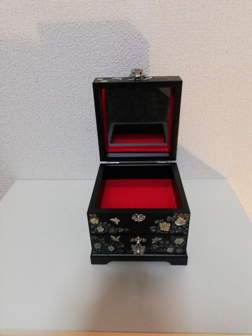 大得価低価 蝶の宝石箱 螺旋漆器 韓国ソウル民芸品 アンティーク インテリア 鏡付き 1J0zU-m58012389965 2022お買い得