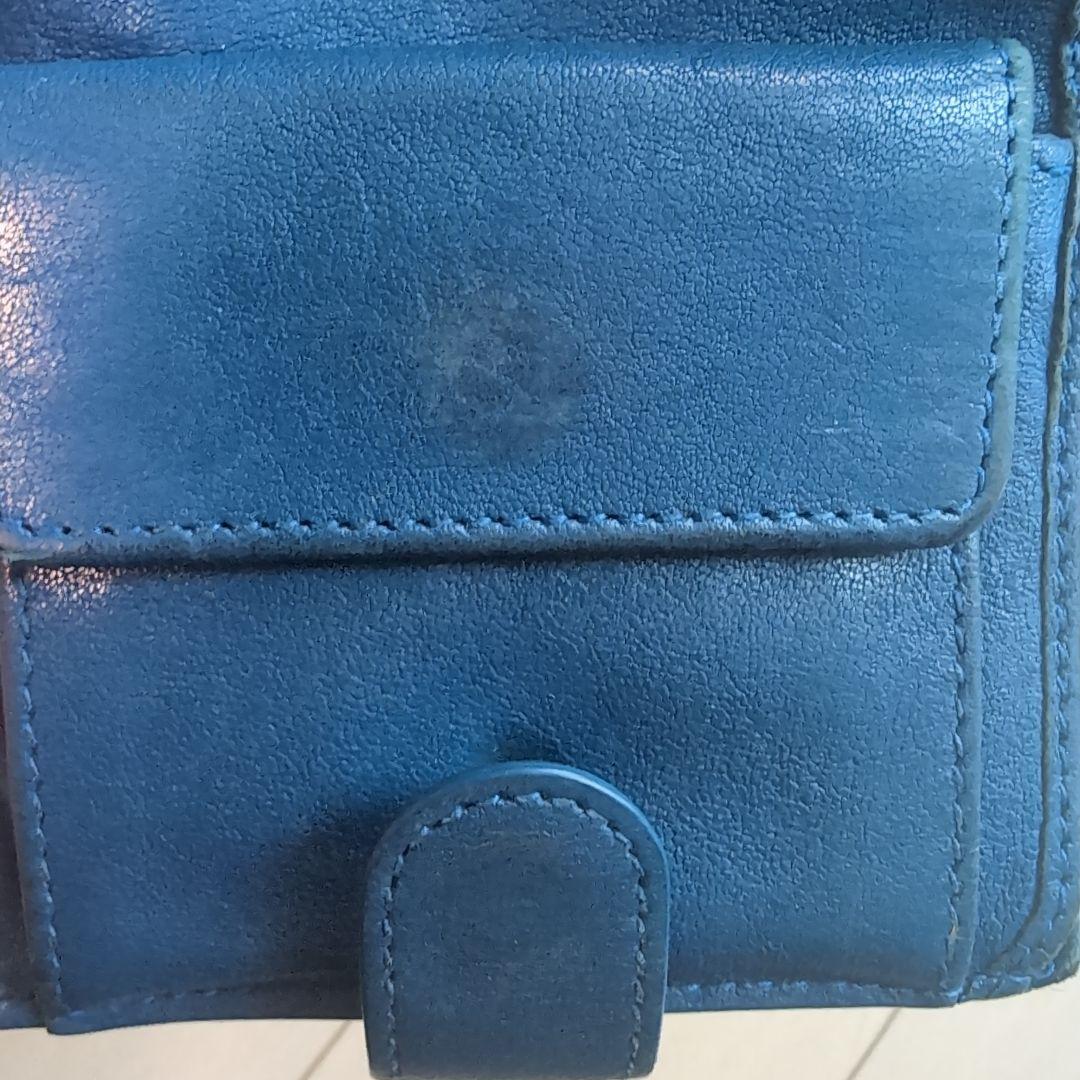 【中古】 BOTTEGA VENETA レザー 二つ折り財布