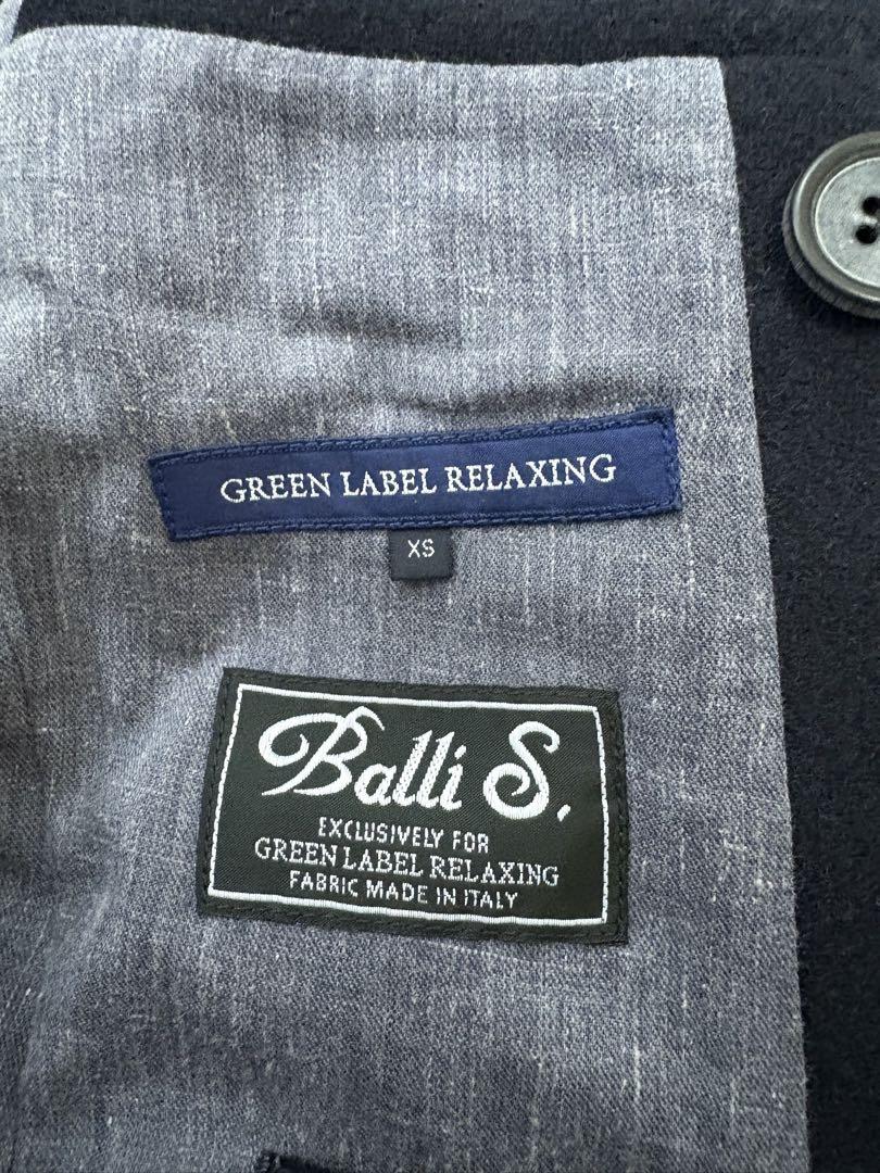 GREEN LABEL RELAXING ピーコート XS ネイビー - メルカリ