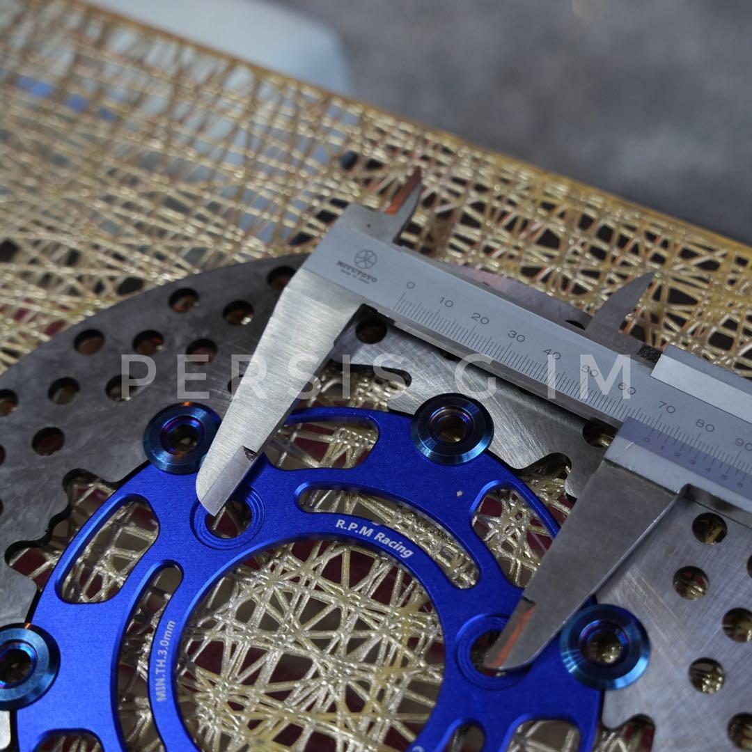 台湾RPM 220mm 黒 ビッグローター ディスク ディオ系 ズーマー