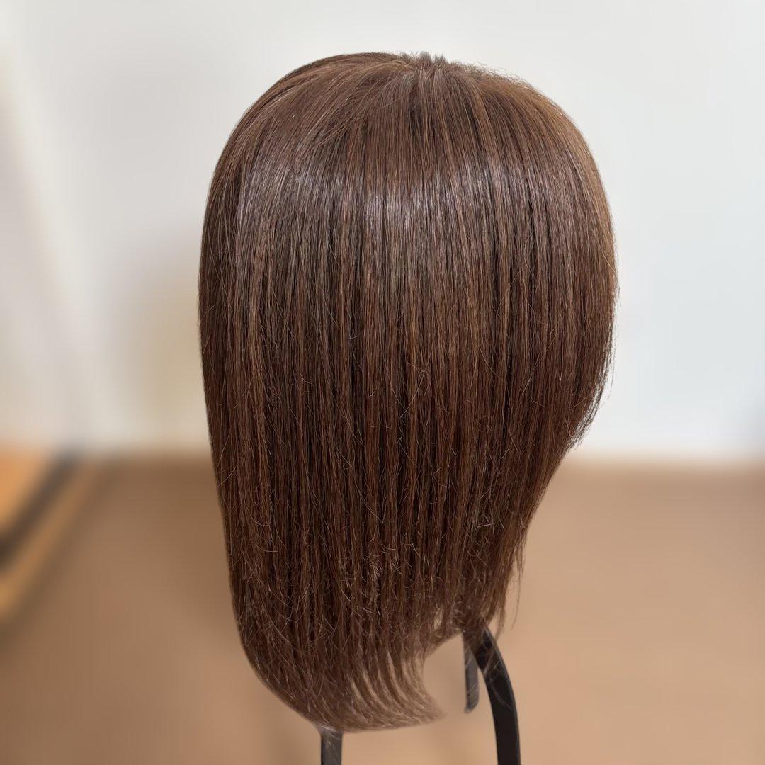 アクアドールブラウン ストレート ミディアムウィッグ