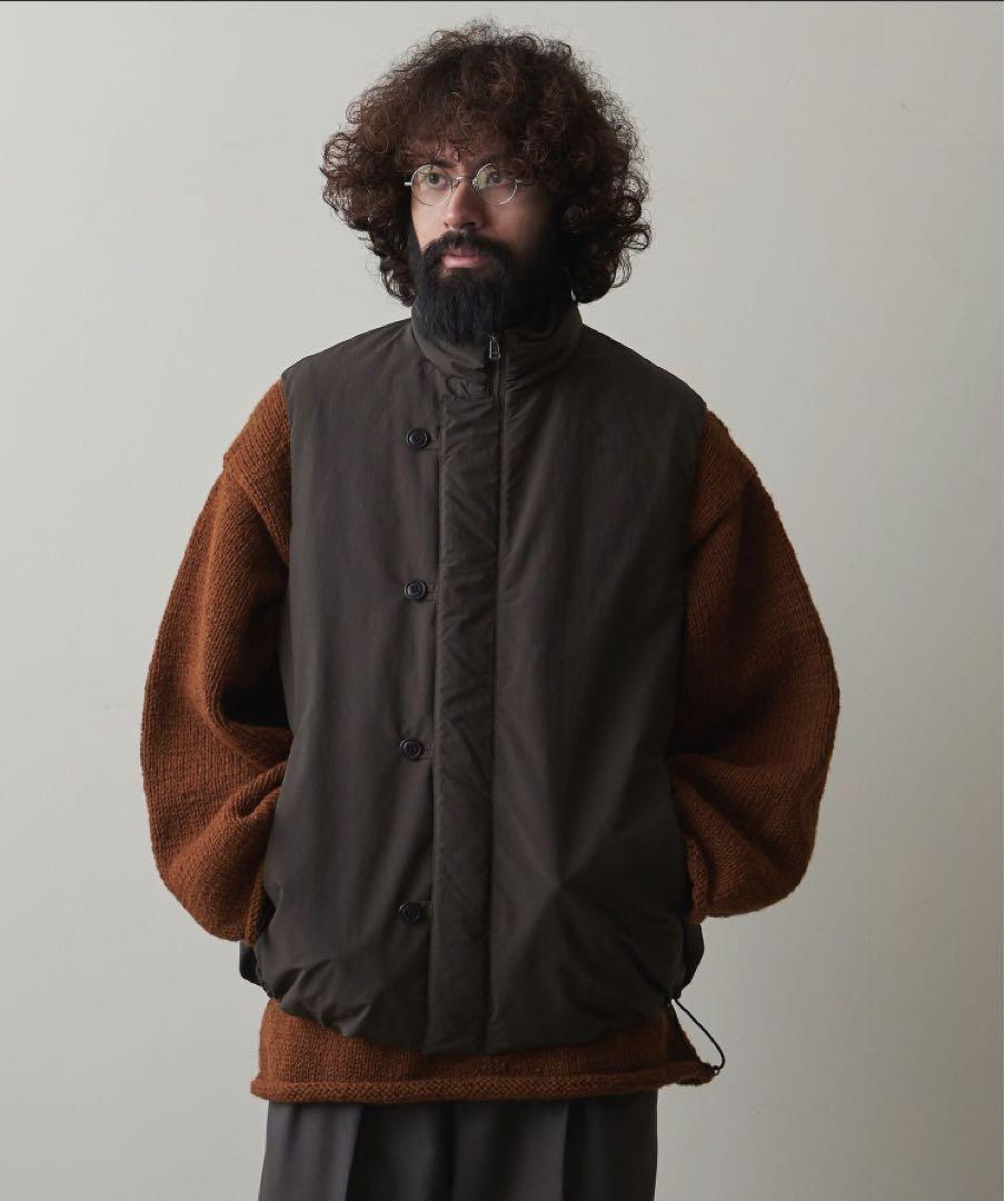 < Steven Alan >  ダルマベスト　ダークブラウン