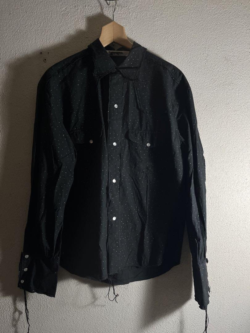 現行　ミドリカワ　シャツ　WESTERN SHIRT ブラック　黒　free