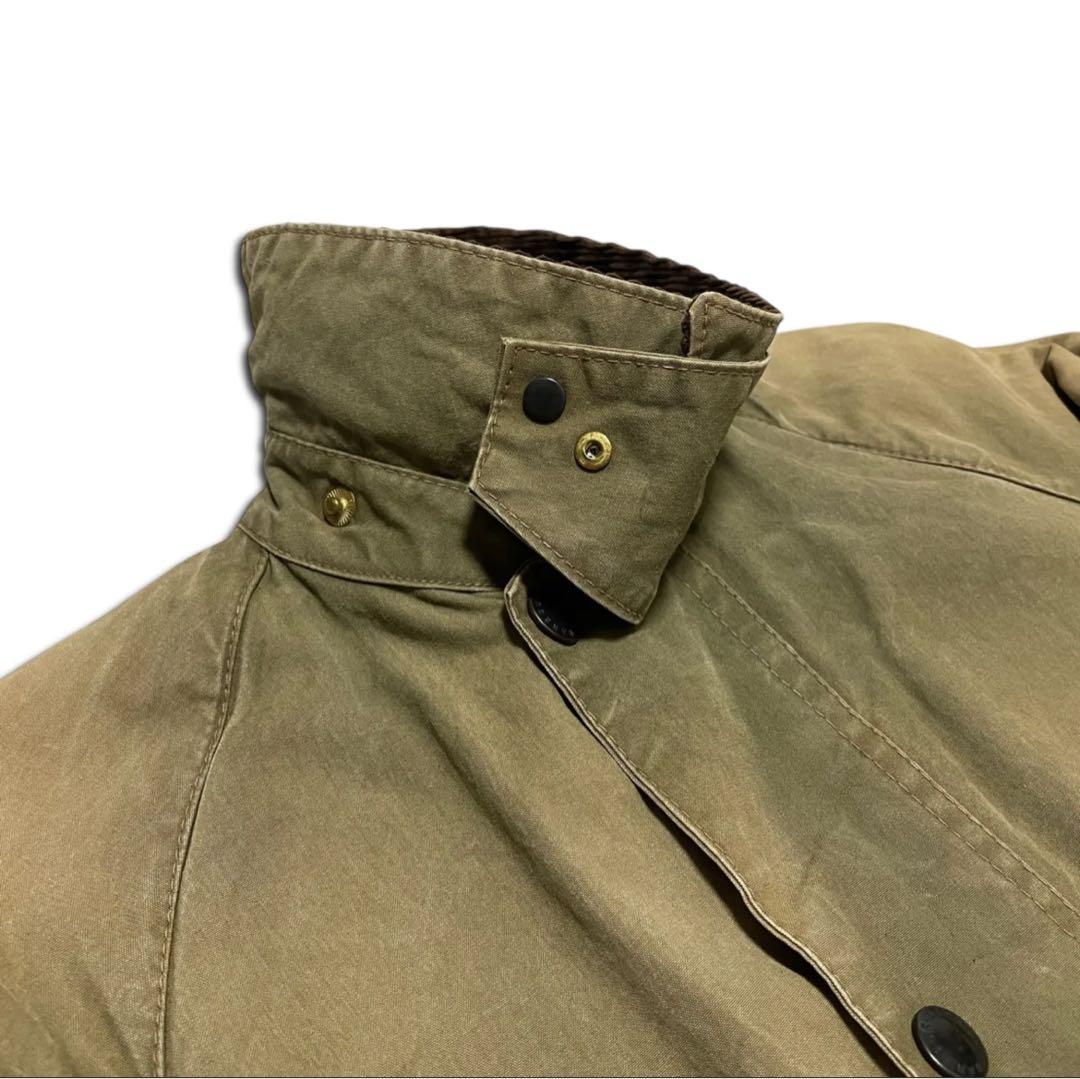 .ヨーロッパ 80s バブアー ソルウェイジッパー オイルドジャケット ワラント