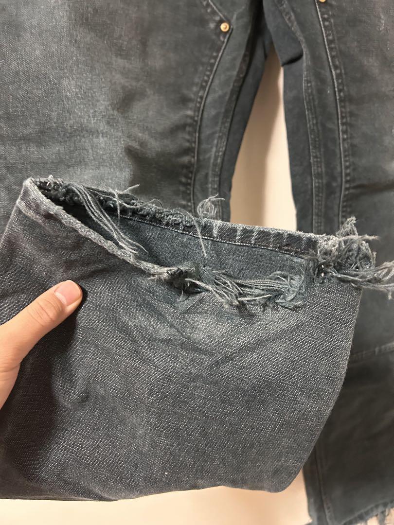 Carhartt ダブルニー 36W 34L USA製　フェード