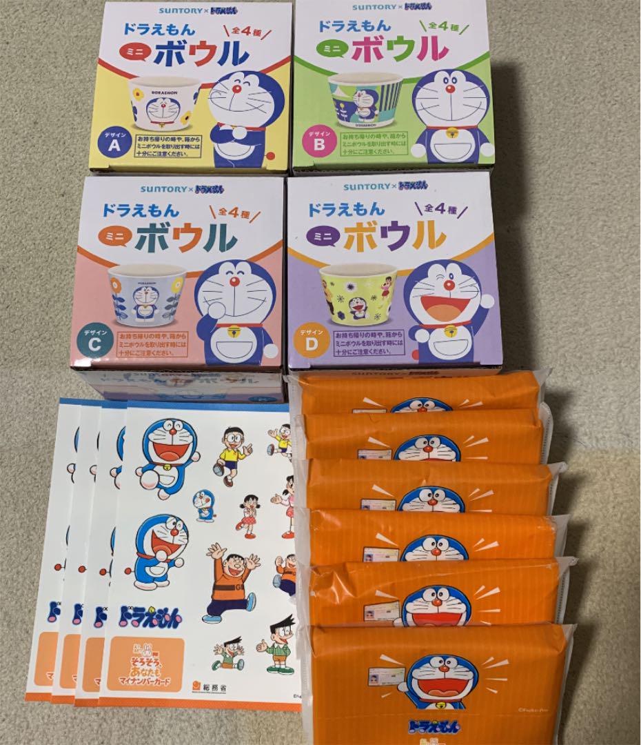 ドラえもんボウル ポケットティッシュ シール（新品未使用）