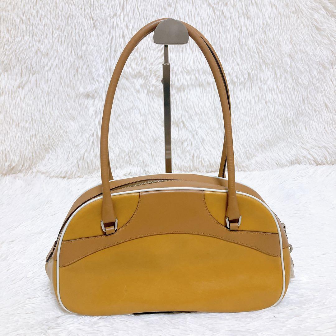 ✨美品✨PRADA プラダ ボーリングバッグ ハンドバッグ カデナ 見逃せ