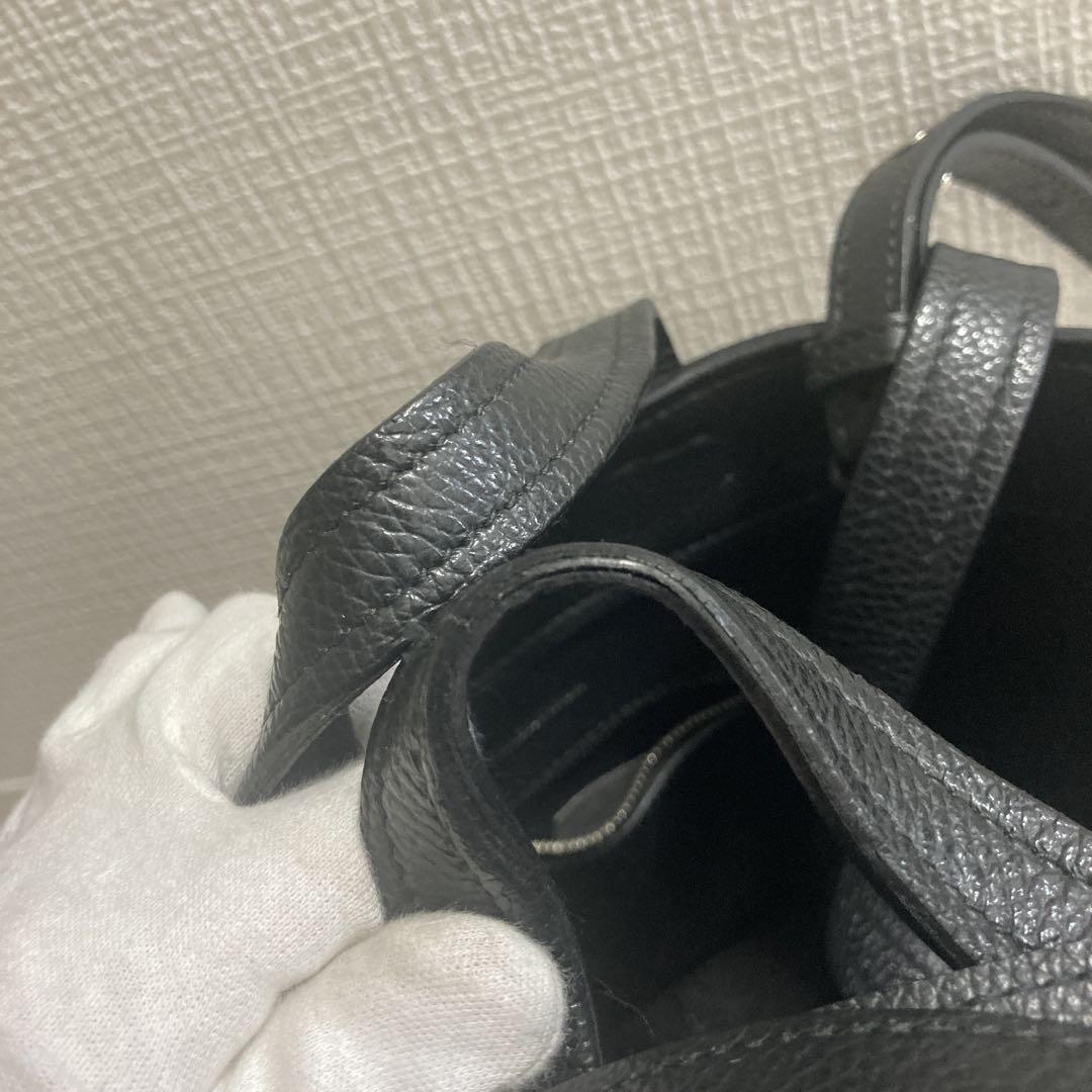 ✨美品✨バレンシアガ　ノースサウス　エブリデイXS　2wayハンド　レザー　黒
