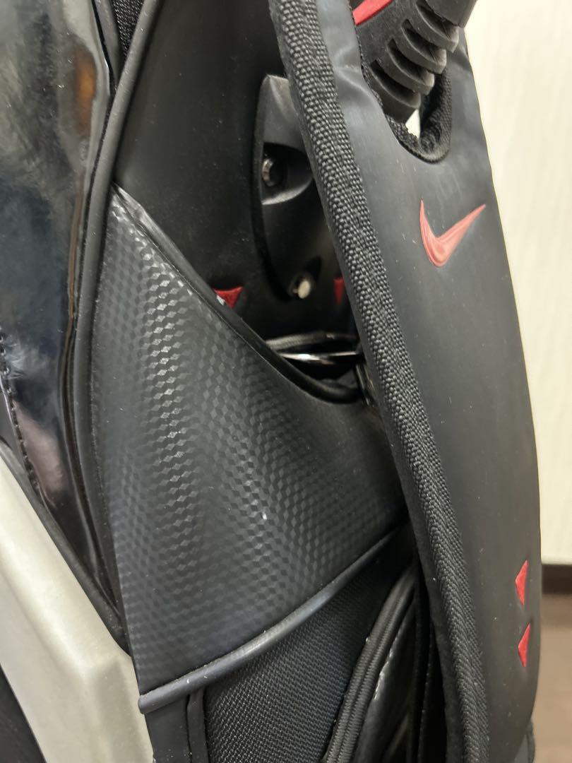 Nike キャディバッグ 黒赤シルバー