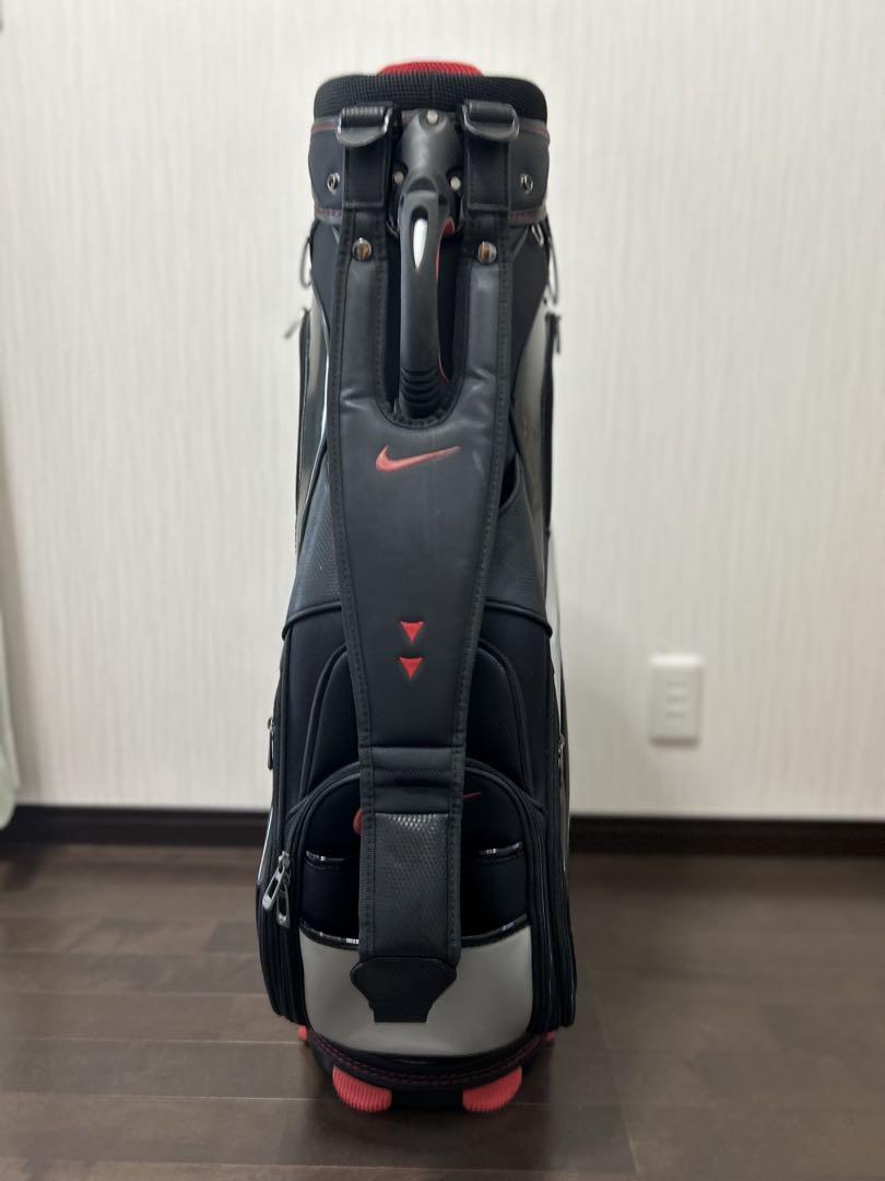 Nike キャディバッグ 黒赤シルバー