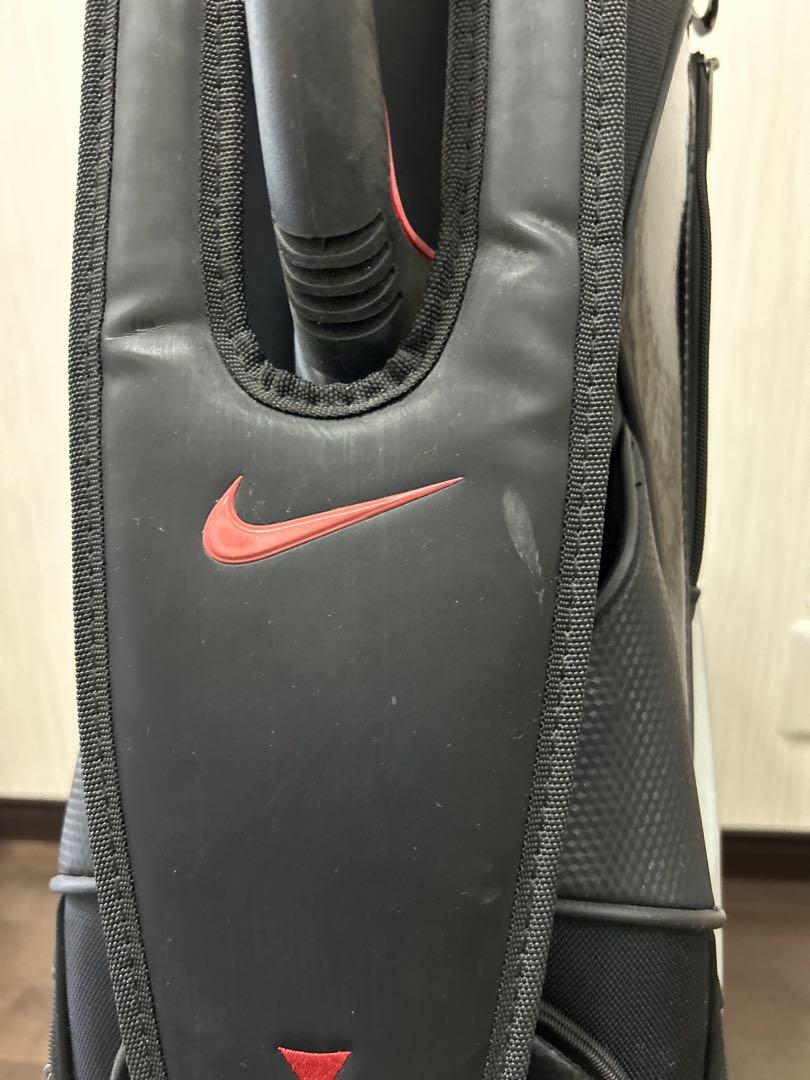 Nike キャディバッグ 黒赤シルバー