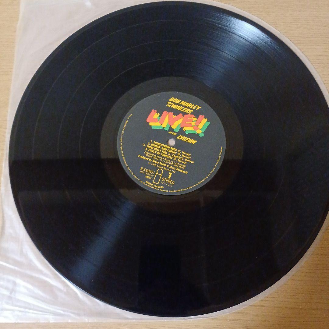 ボブ・マーリィの伝説的ライブ・アルバムLPレコード国内盤