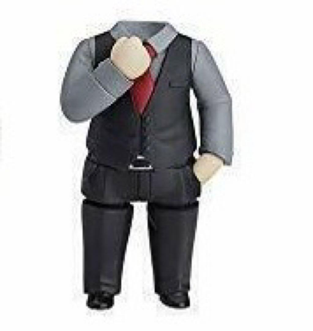 ねんどろいどもあ きせかえスーツ02 ベスト&グレーシャツ 新品 FIG]ねんどろいどもあ きせかえスーツ02 ブラックベスト&グレー