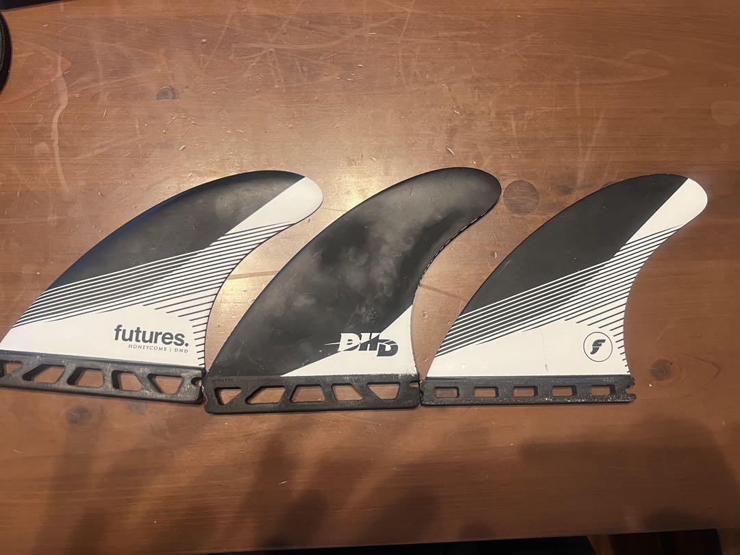 futures DHD サーフボードフィン 3枚セット