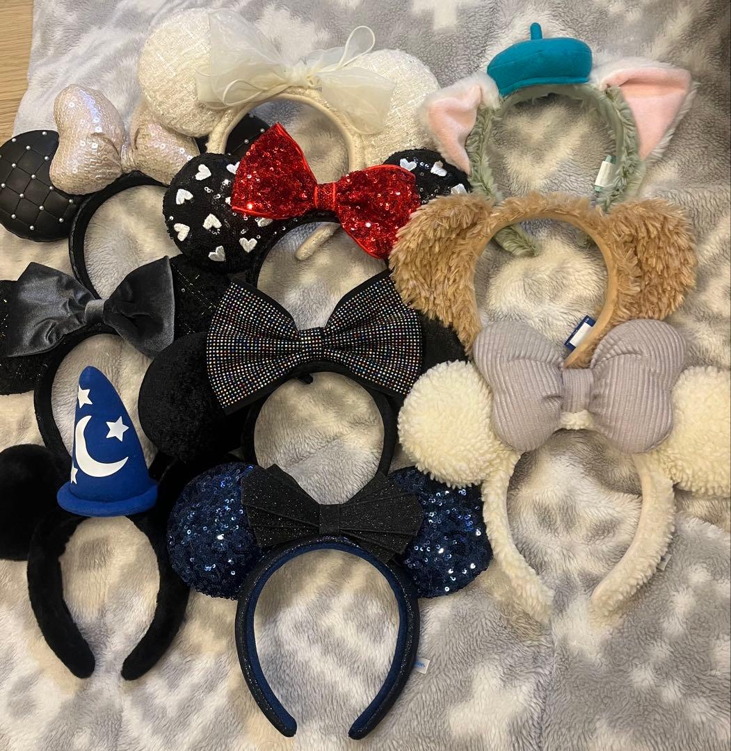 ミッキーマウス耳型カチューシャ10個セット